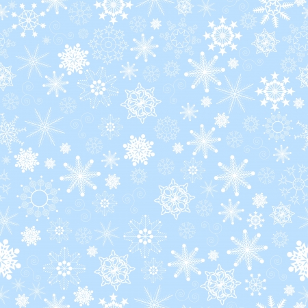 Illustration of seamless snowflakes background      のイラスト素材