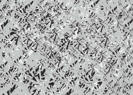 Abstract gray background with geometric pattern for textiles. Textural background like granite with floral elements in monochrome for prints and wallpaper, factory products, your creative ideas, etc.のイラスト素材