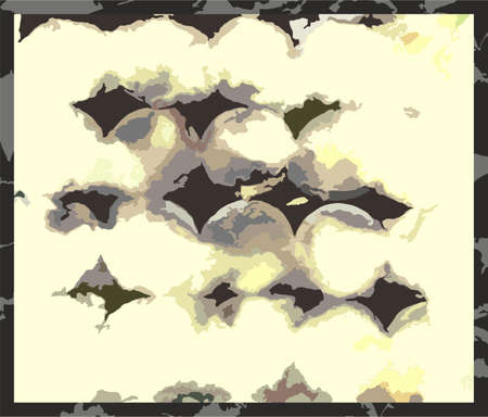 Abstract background in pastel shades and dark spots - burning paper. Vintage background for textiles, wallpaper, scrapbooking, camouflage, backgrounds and textures, prints and fabric products, etc.のイラスト素材