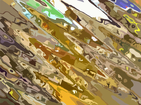 Golden and colored diagonal splashes for holidays or events. Textured background for business or ecological concepts, wallpapers, fashion, interiors, scrapbooking, covers, textilesのイラスト素材