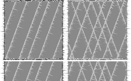 Gray grunge backgrounds like a grille or fence for your creative compositions. Backgrounds or textures for fabric products, interior solutions, textiles, covers, scrapbookingのイラスト素材