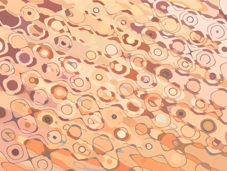 Textural background in orange tonality for textiles or fabrics. Abstract backdrop for covers, prints, fashion trends, textures, tiles or posters, business concepts or scrapbookingのイラスト素材
