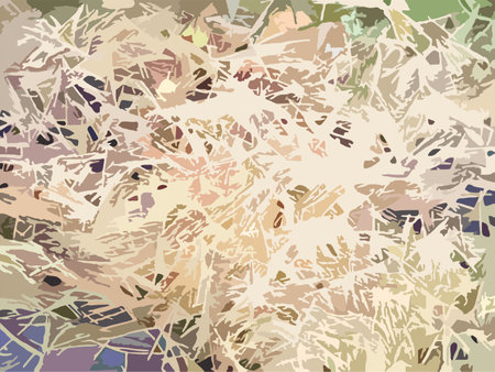 Natural camouflage background for backgrounds or textures. Shrinking grass, needles for business concepts, fashion trends, tiles, fabrics, posters, covers, scrapbooking, interiorsのイラスト素材