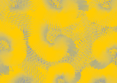 Gray-yellow textuated background for textiles or fabrics. Bright detailed lush backdrop for fashion...