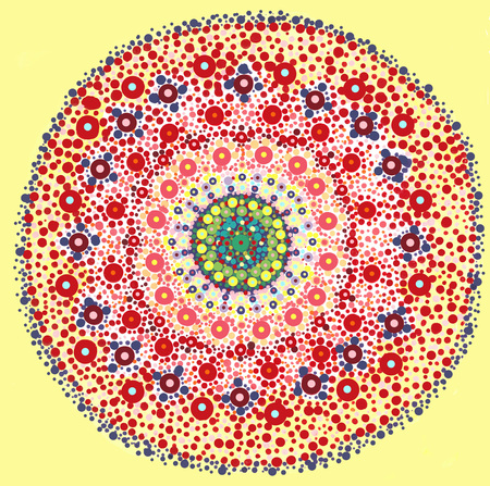 Meditation indian mandalaの写真素材