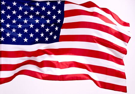 American flag background for Memorial Day or 4th of July with copy space. Or Independence Day...