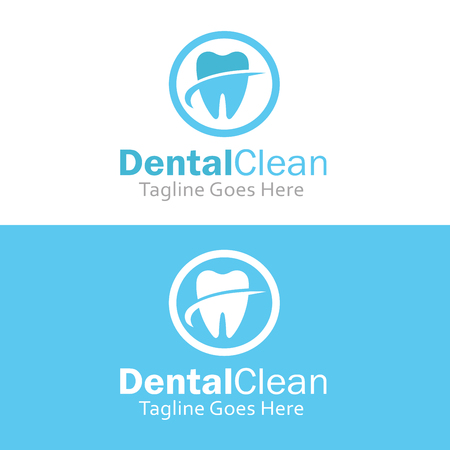 Dental concept company symbol illustrationのイラスト素材