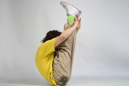 gymnastics of exercise dancer の写真素材