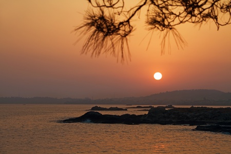 Sunset at Antalya, Turkey. の写真素材