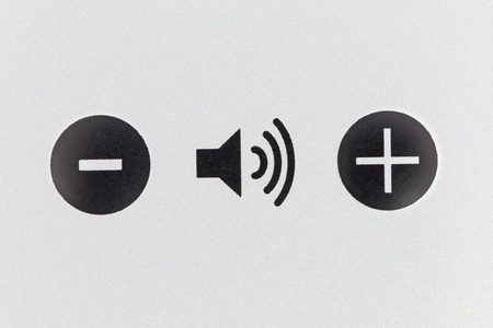 Volume push buttonsの写真素材