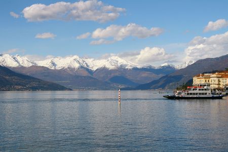 Como Lake の写真素材
