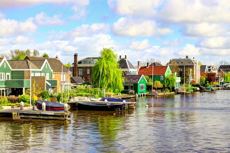 Zaanse Schans in Hollandの写真素材