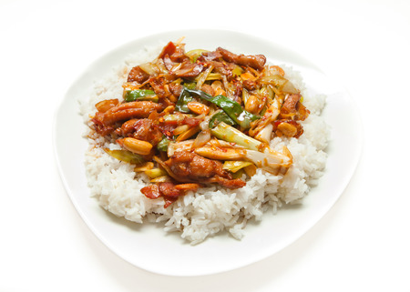 Isolated overwhite - traditional Asian foodの写真素材