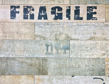 Colourful horizontal Fragile tiles backgroundの写真素材