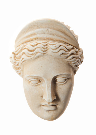 Head of Hera sculpture の写真素材