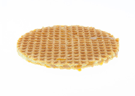 Dutch stroopwafelの写真素材