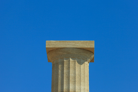 Ancient greek pillar