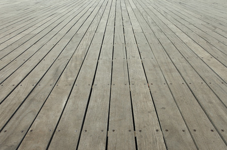 Grey wooden deckの写真素材