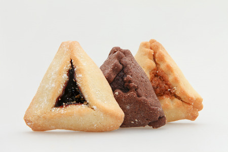 Traditional Jewish holiday food -  Purim Hamantaschenの写真素材