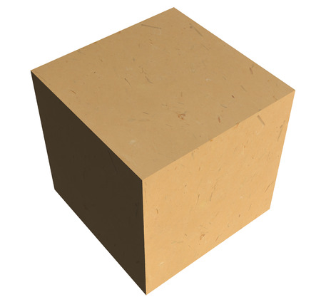 3D Cardboard boxの写真素材