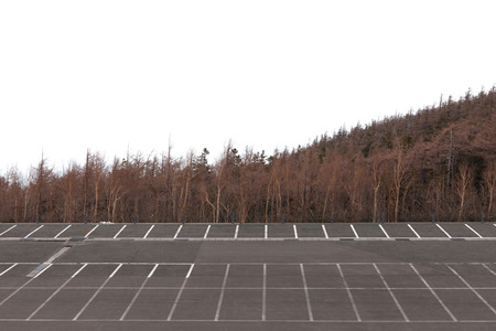 Empty parking lot.の写真素材