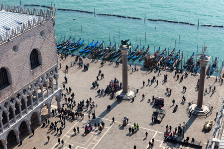 Saint Mark's square in Venice, Italy.のeditorial素材