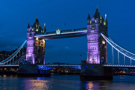 London's Tower bridge, an iconic symbol of London, England.の写真素材