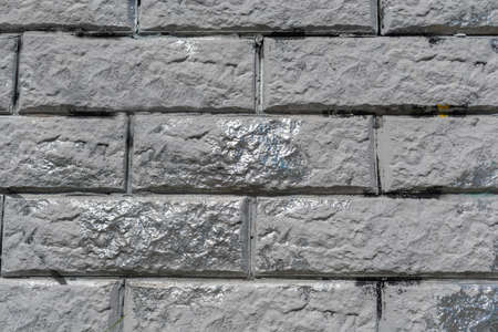Grey stone wall texture.