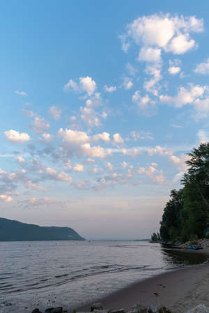 Early morning on the riverの写真素材
