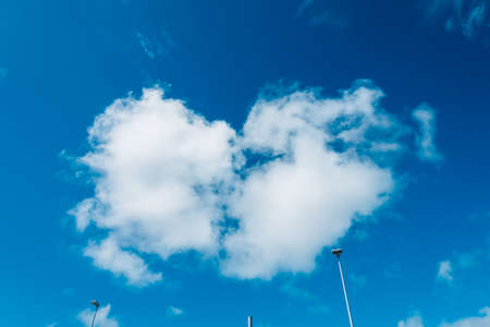 Okinawa Summer Clear Cloudy Skyの写真素材
