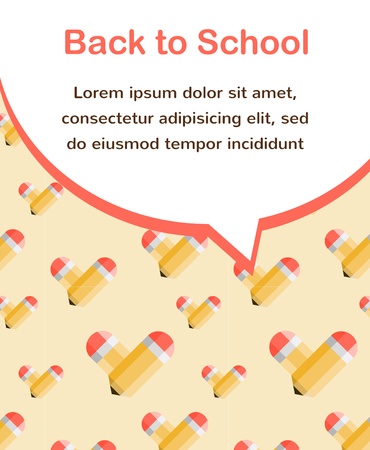 i love school backgroundのイラスト素材