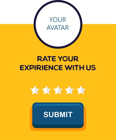 We want your Feedback illustration concept.のイラスト素材