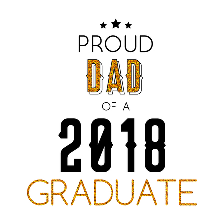 Graduation wishes overlays, lettering labels design. Template for graduation design, t-shirt, high school or college graduate, yearbook. Modern calligraphy.のイラスト素材