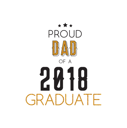 Graduation wishes overlays, lettering labels design. Template for graduation design, t-shirt, high school or college graduate, yearbook. Modern calligraphy.のイラスト素材