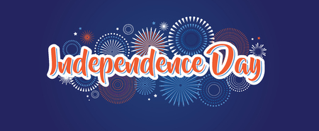 Independence day template designのイラスト素材