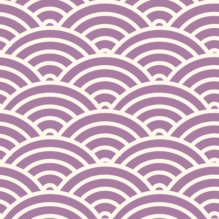 Chinese traditional oriental ornament background, purple clouds pattern seamless - Vector illustrationのイラスト素材