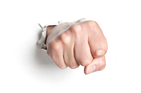 Man's fist の写真素材