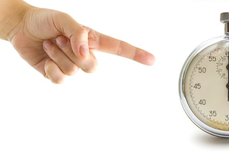 Time not waitsの写真素材