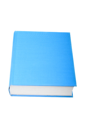 Single book on white backgroundの写真素材