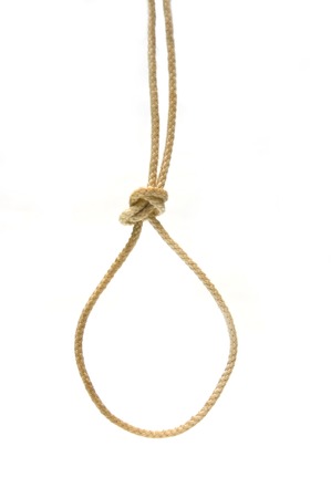 Hanging noose rope の写真素材