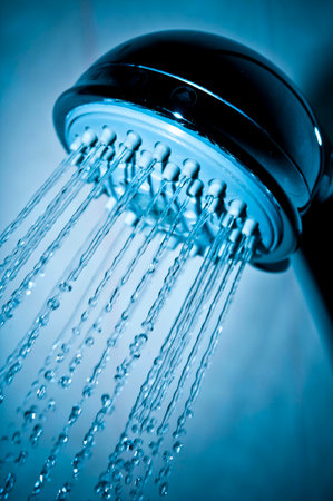 Shower head closeupの写真素材