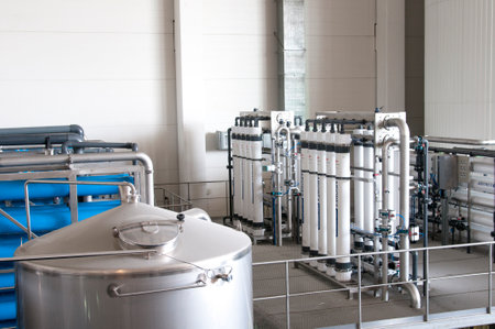 MOSCOW, RUSSIA - MAY 18, 2014: Department of the plant  Moscow Brewing Company which was founded in 2008. のeditorial素材