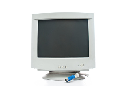 Old monitorの写真素材