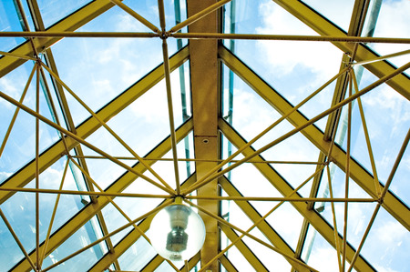 Transparent ceilingの写真素材