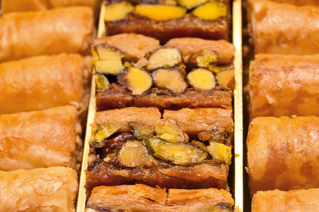 Arabic baklavaの写真素材
