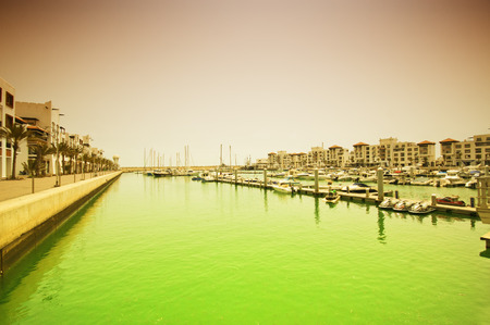 Seafront. Toned imageのeditorial素材