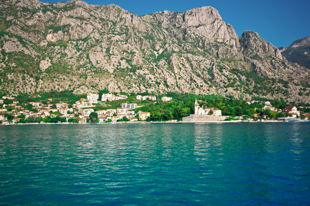 Landscape with sea and mountains