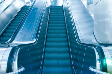 Moving escalatorのeditorial素材