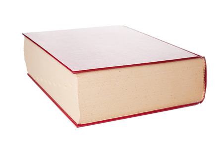 Dictionary closeup on white backgroundの写真素材