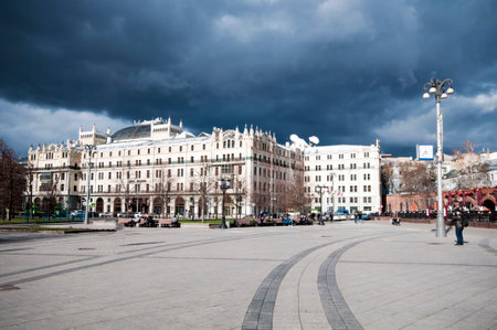 Hotel Metropol is historical hotel in center of Moscow built in 18991905 in Art Nouveau style.のeditorial素材